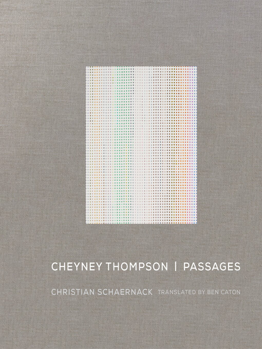 Title details for Cheyney Thompson by Christian Schaernack - Available